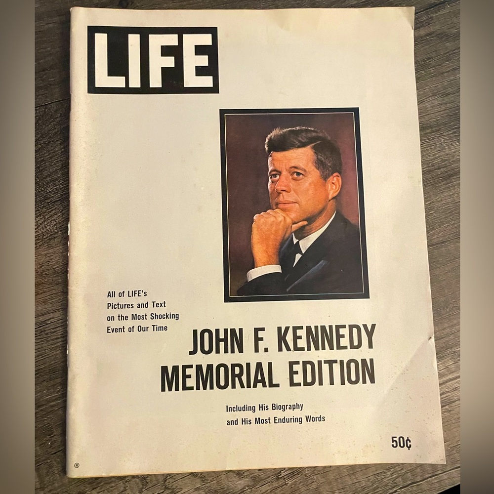 Life magazine “John F. Kennedy Memorial Edition”